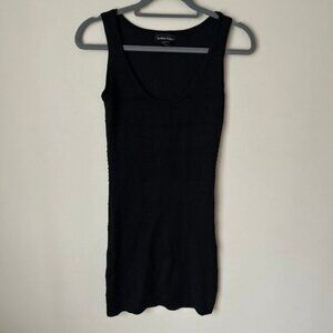 Sweater Project Black Tank Mini Sleeveless Dress Women’s Size Medium
